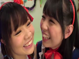 NNPJ-222ハロウィンで賑わう渋谷で美少女2人組をGET！！賞金50万円レズビアンミ第02集