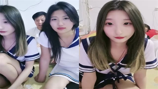 【3D奶糖】双飞清纯学生妹裸聊直播首发！付费观看超激啪啪大秀