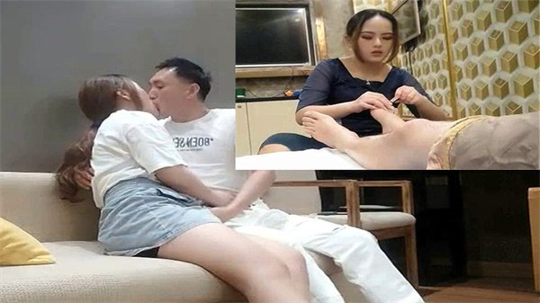 足浴店撩骚实录：偷录约炮小姐姐开房全程，高清抽插高潮不断！
