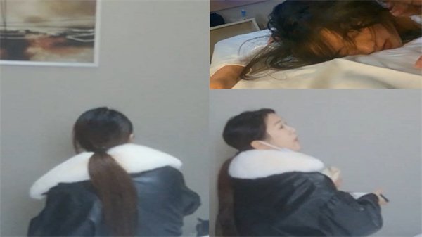 专约良家猛汉征服白衣美少妇，浓密阴毛下是性欲强烈的火热肉体