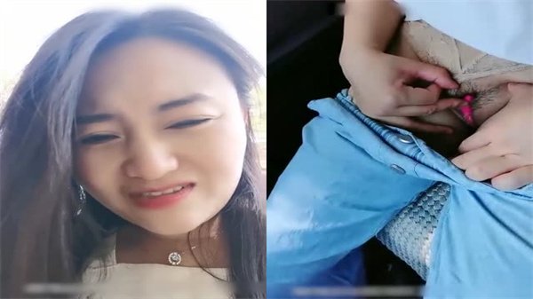 天津美少妇小B驾校学车真空插跳蛋，嫩穴颤抖淫液狂流！