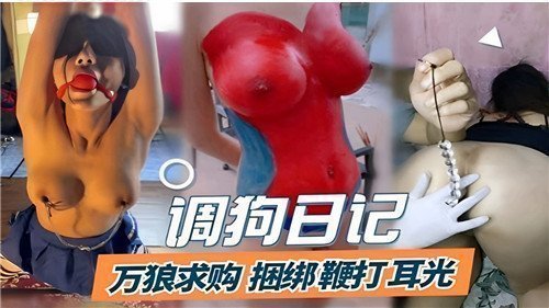 调教日记：万狼求购捆绑鞭打耳光，极致SM凌辱调教