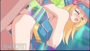 被黑魔法控制的巨乳少女 游戏王制服下疯狂高潮