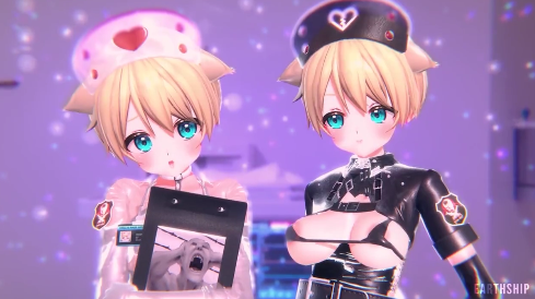 MMD极品尤物！虚拟巨乳在线扭动，湿滑淫穴饥渴求爆操！
